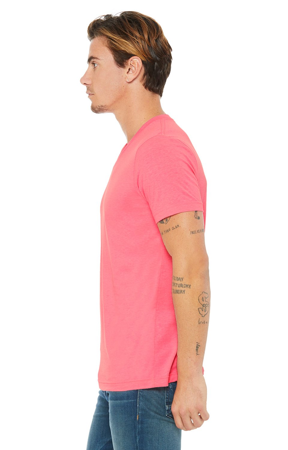 Bella + Canvas 3005CVC Neon Pink