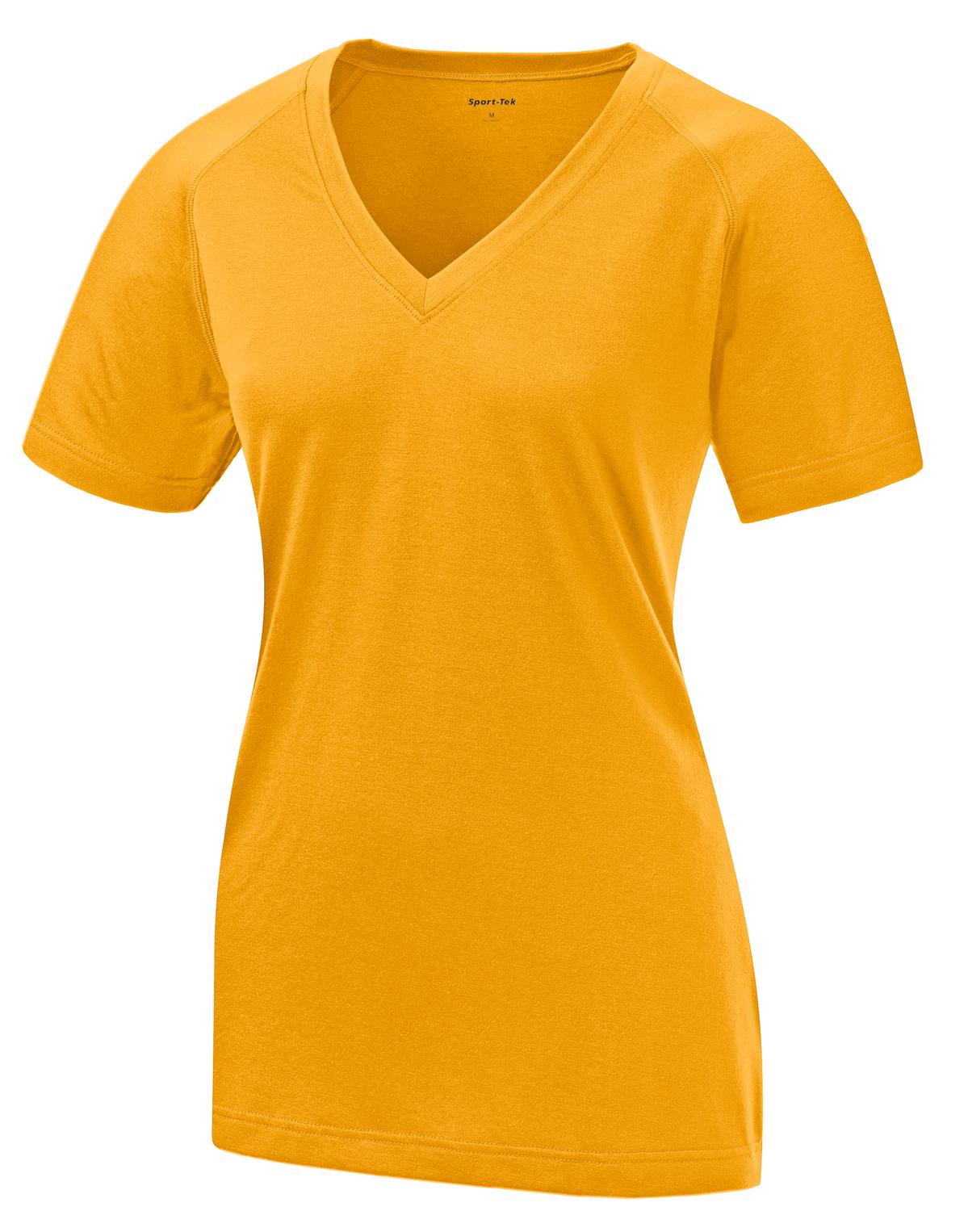 Sport Tek Women's Ultimate Performance V Neck Lst700 Black