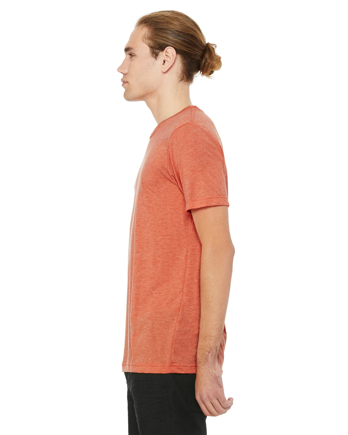 Custom T-Shirts Heather Orange - Bella + Canvas 3001CVC | Jiffy Custom ...