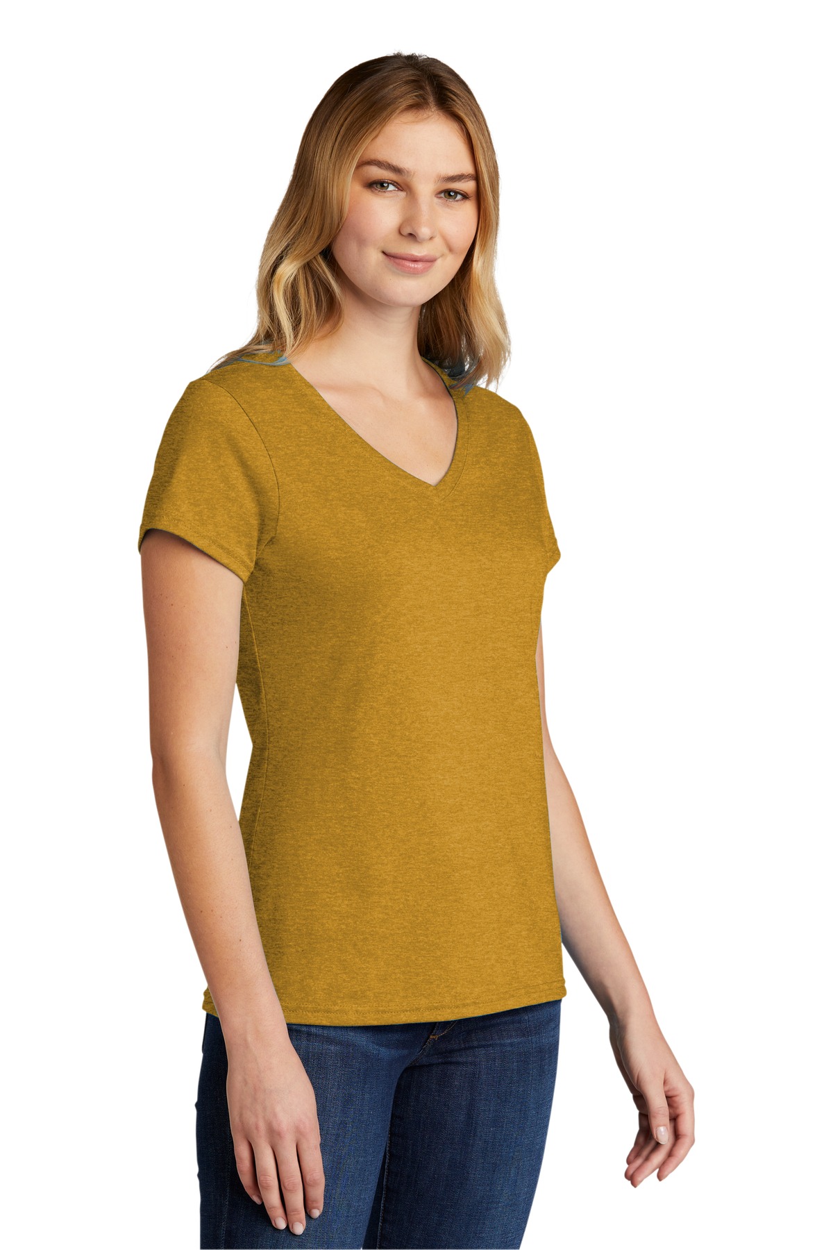 Port & Company LPC330V Ochre Yellow Heather