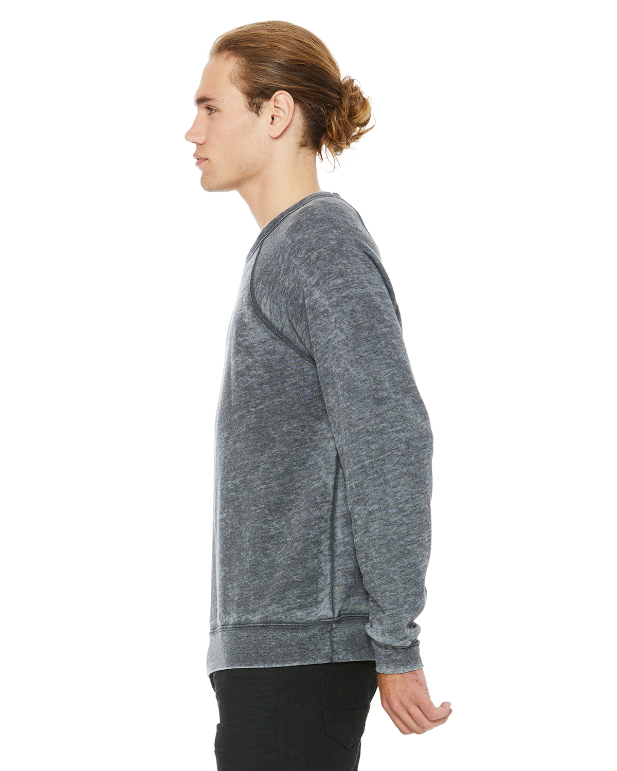 Bella + Canvas 3901 Gray Acid Fleece