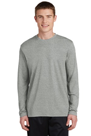 Sport-Tek ST340LS Gray Heather