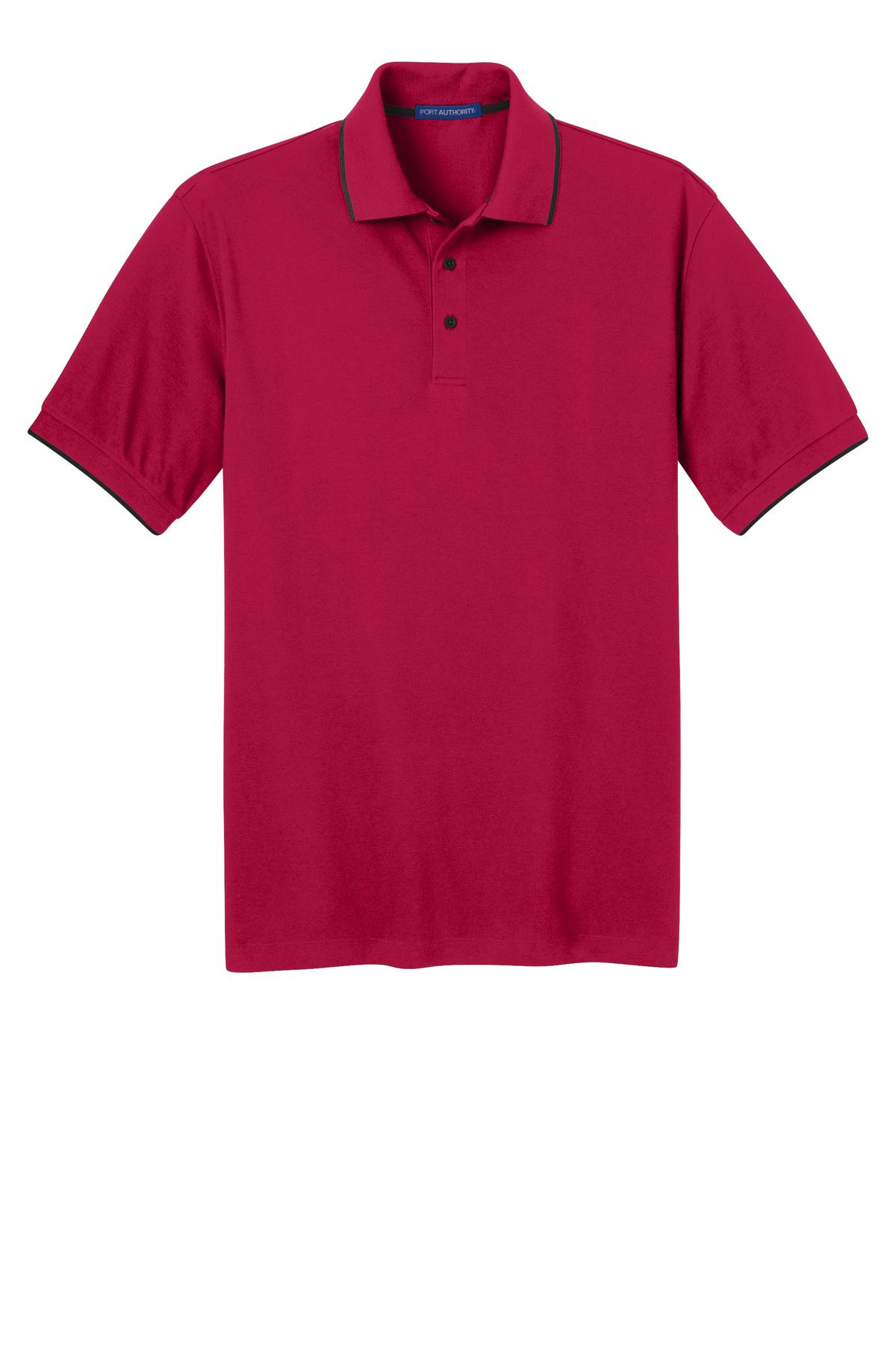 Port Authority K454 Red / Jet Black