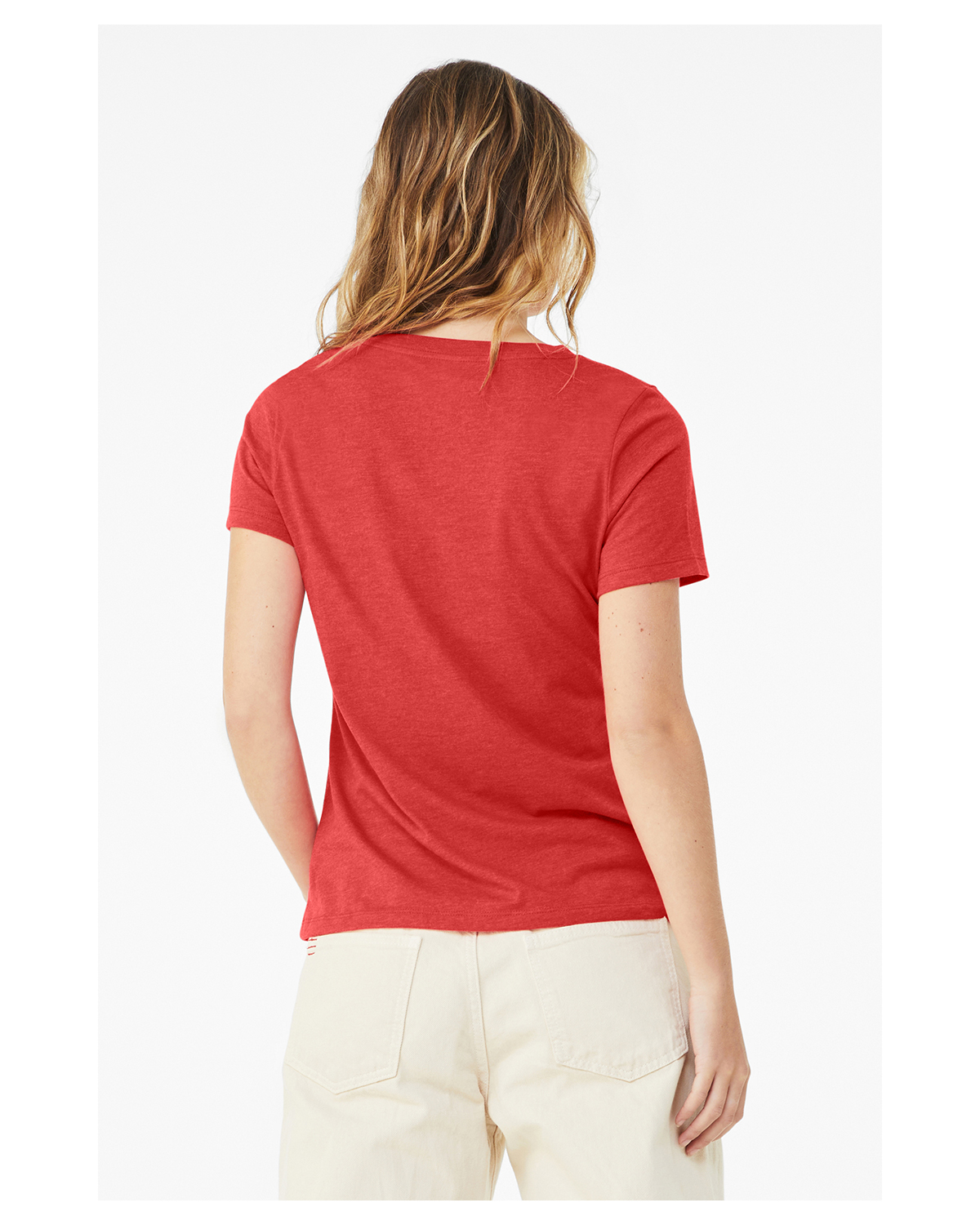 Bella + Canvas 6405CVC Heather Red