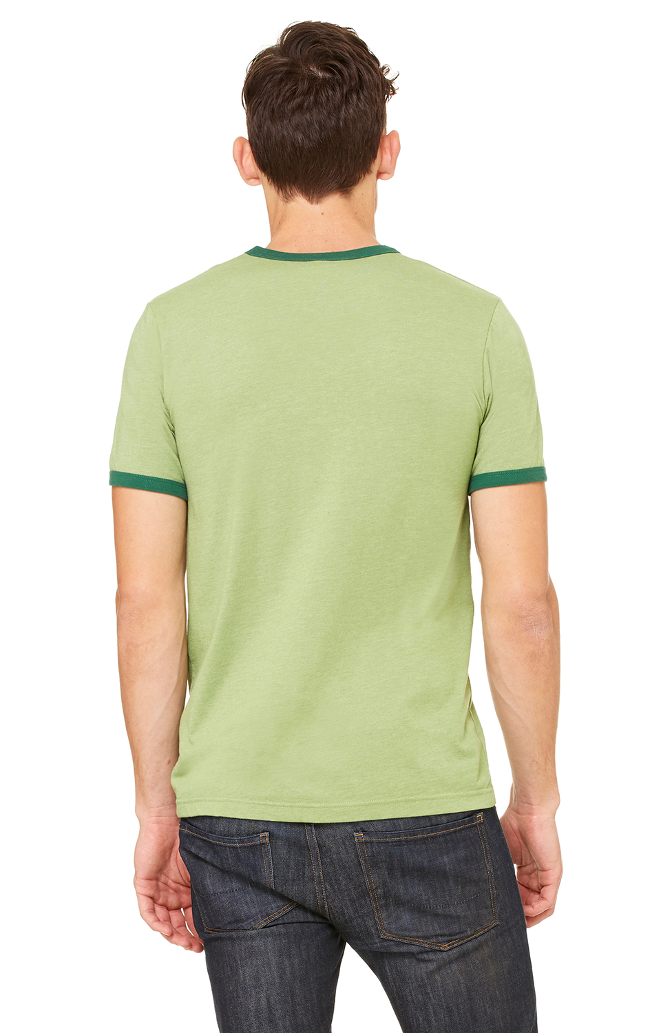 Bella + Canvas 3055C Heather Green / Forest