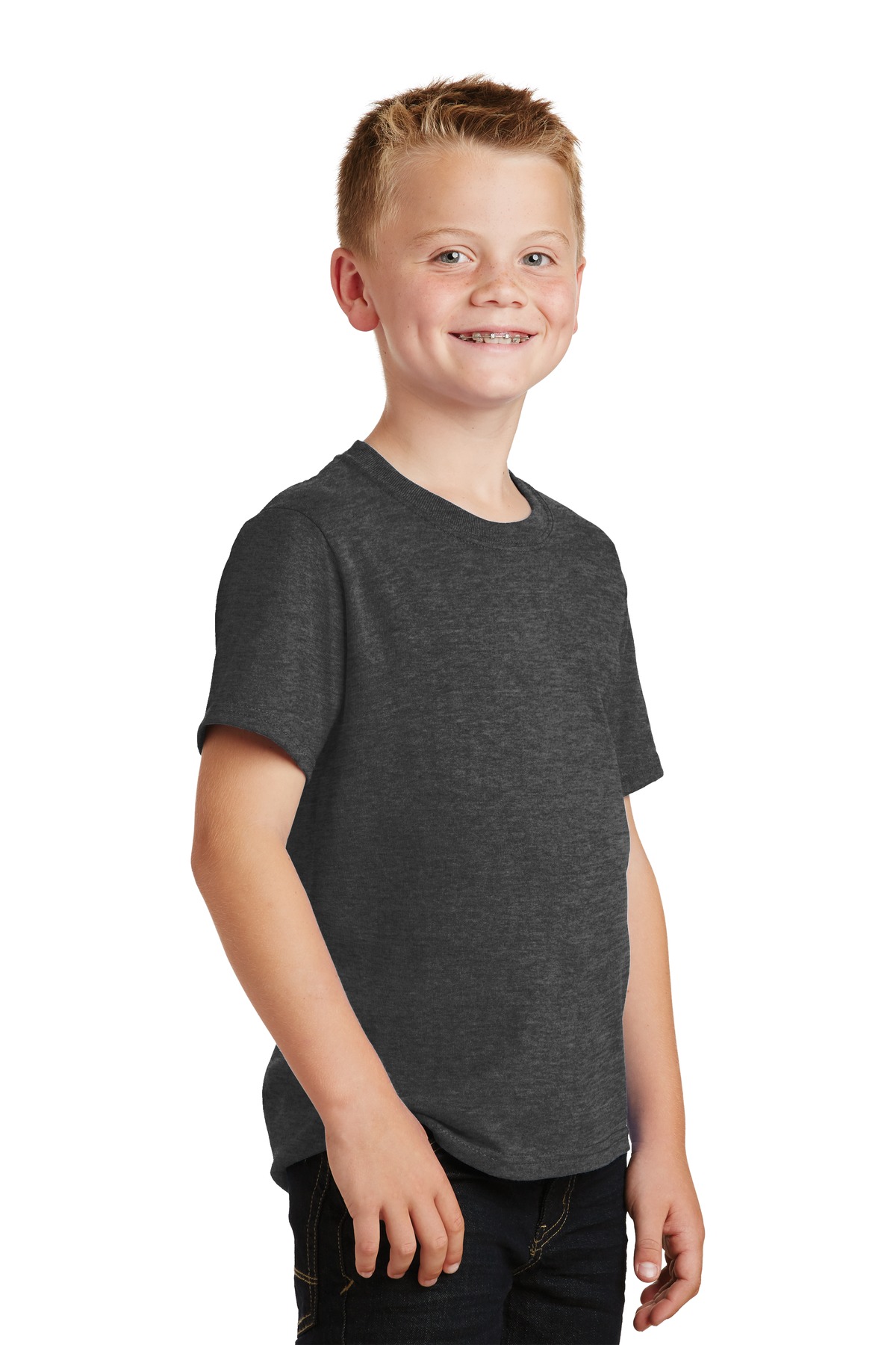 Port & Company PC54Y Dark Heather Gray