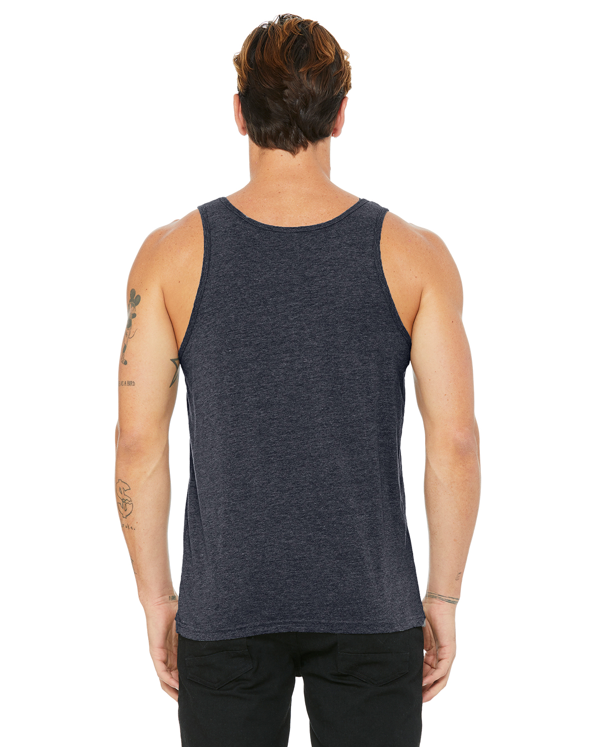 Bella + Canvas 3480CVC Heather Navy