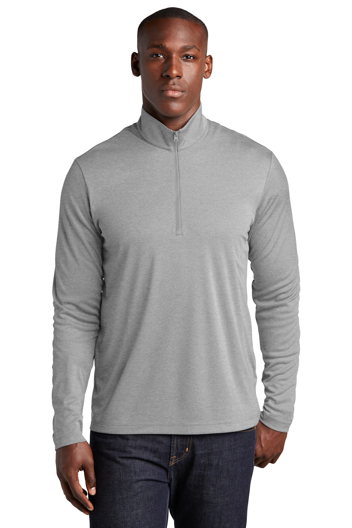 Sport-Tek ST469 Light Gray Heather