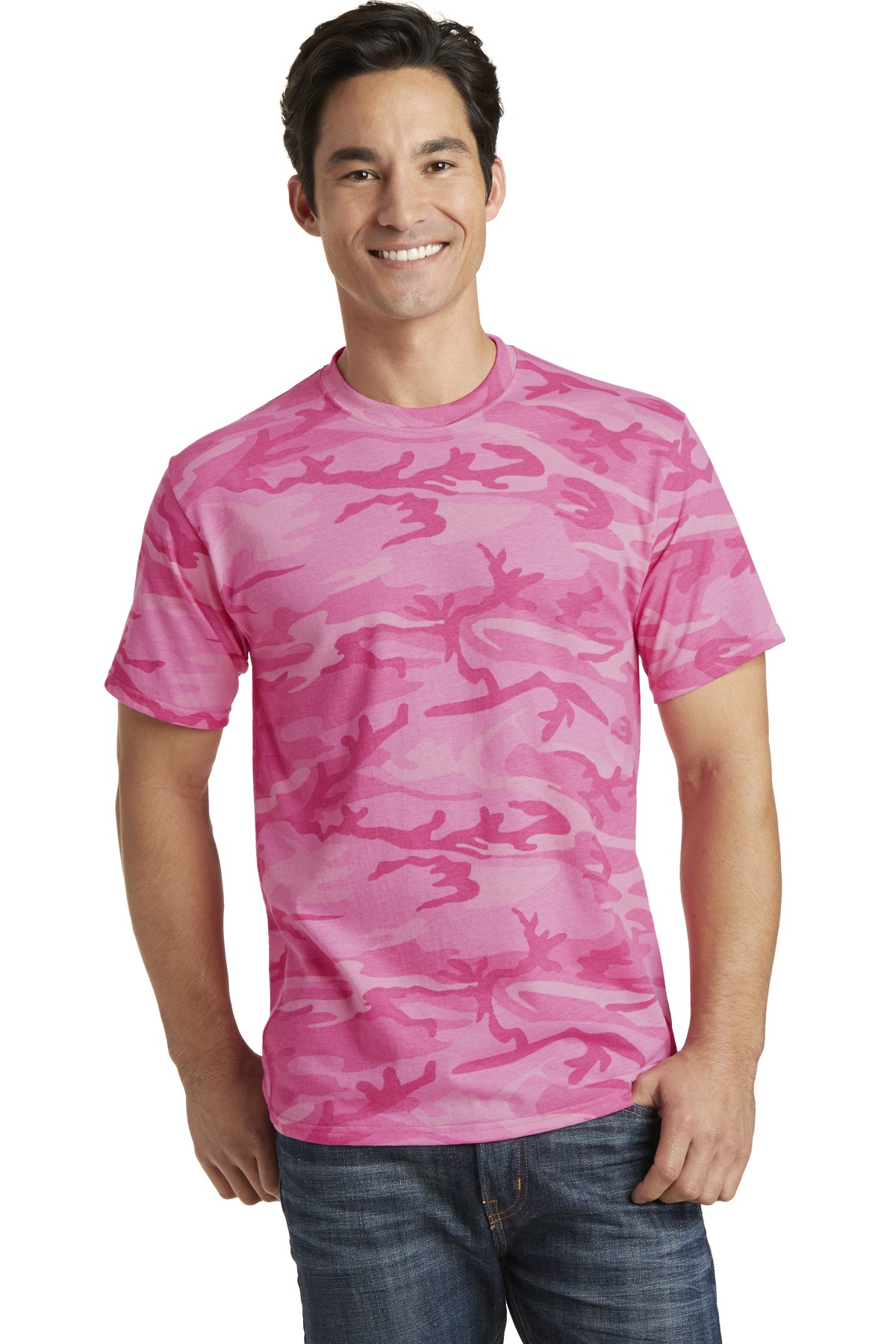 Port & Company PC54C Pink Camo