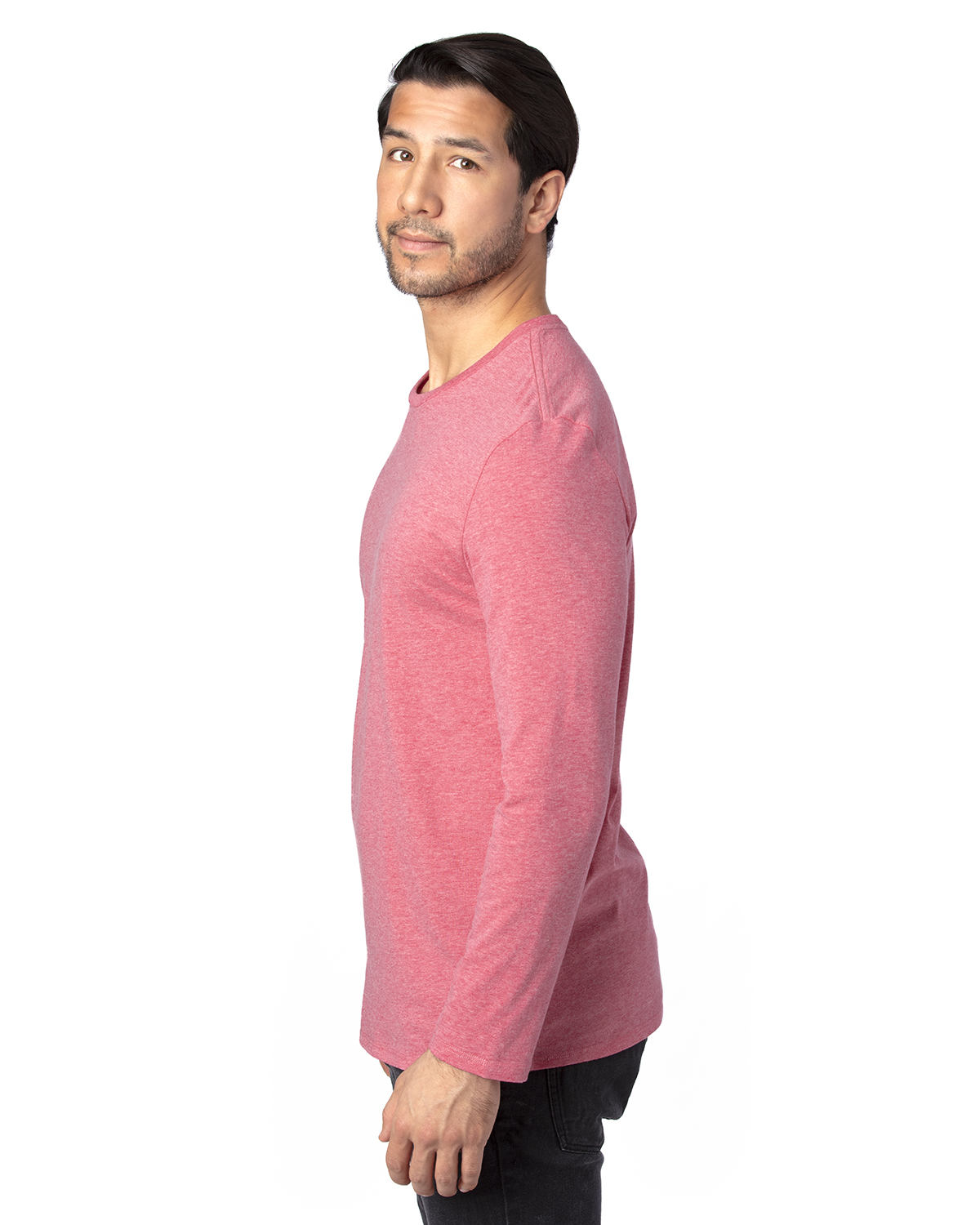 Threadfast Apparel 100LS Red Heather