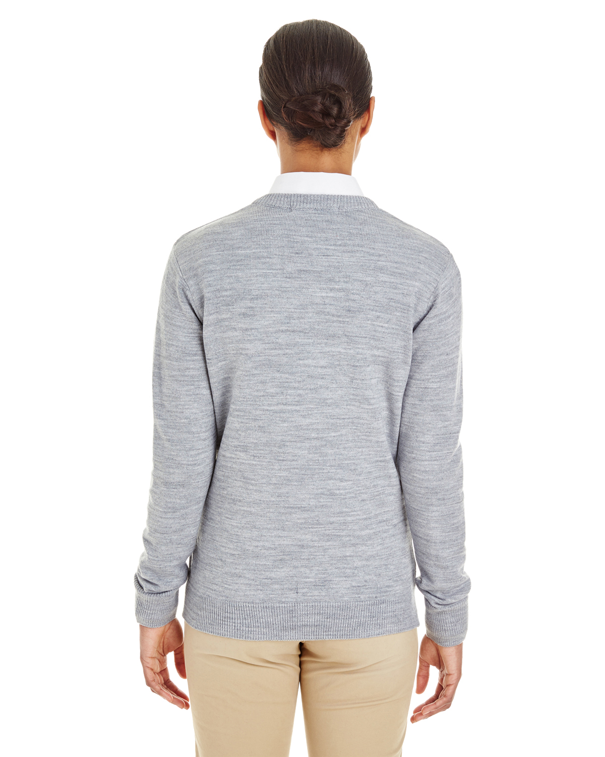 Harriton M420W Gray Heather