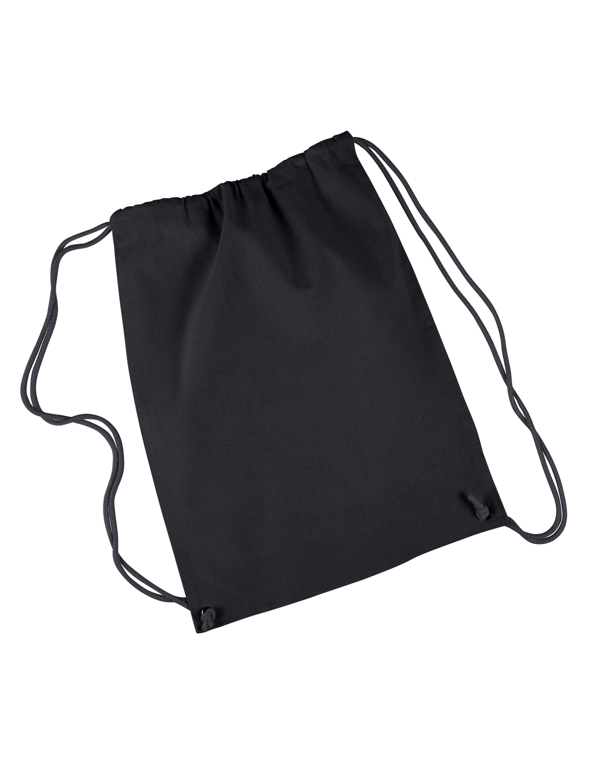 Black string backpack sale