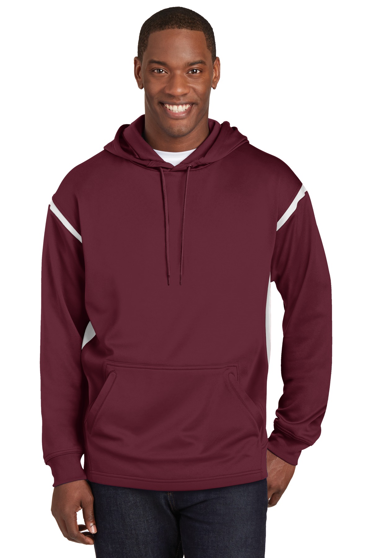 Sport-Tek TST246 Maroon / White