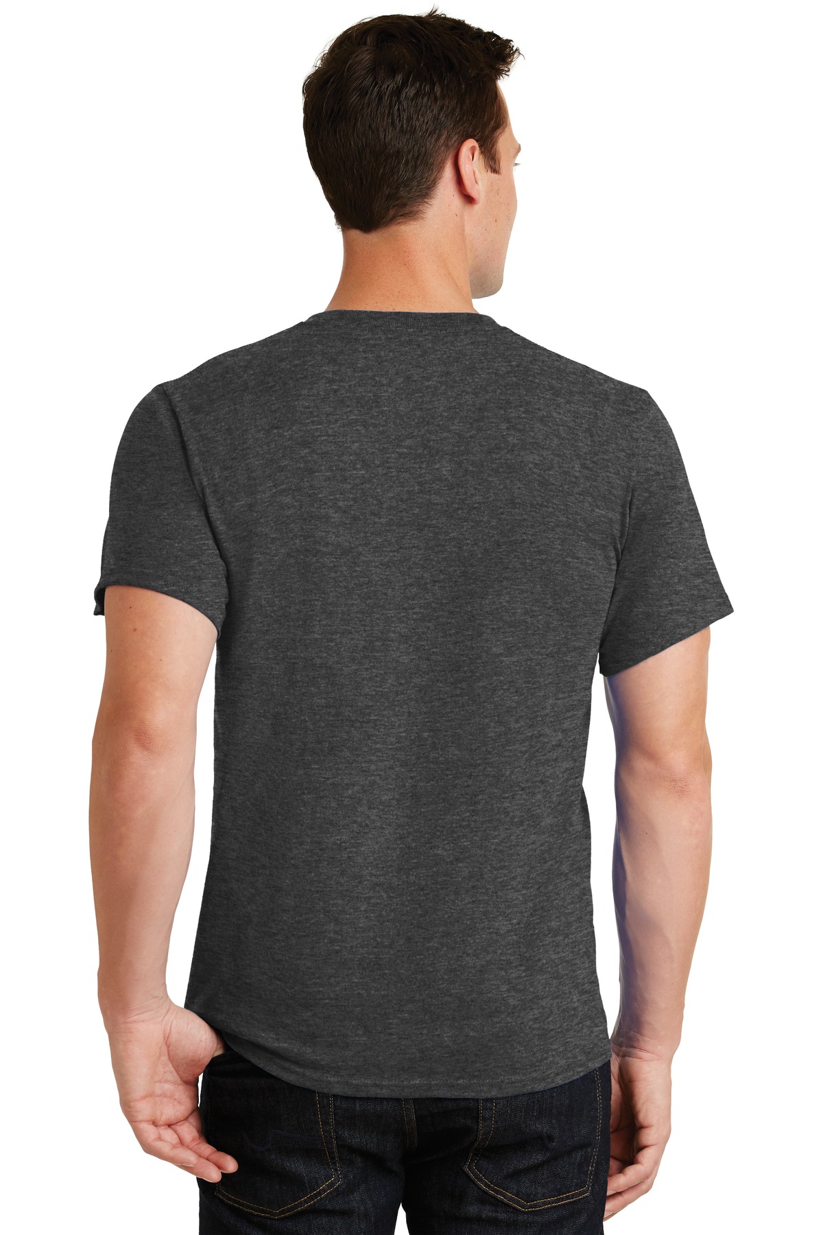 Port & Company PC61 Dark Heather Gray