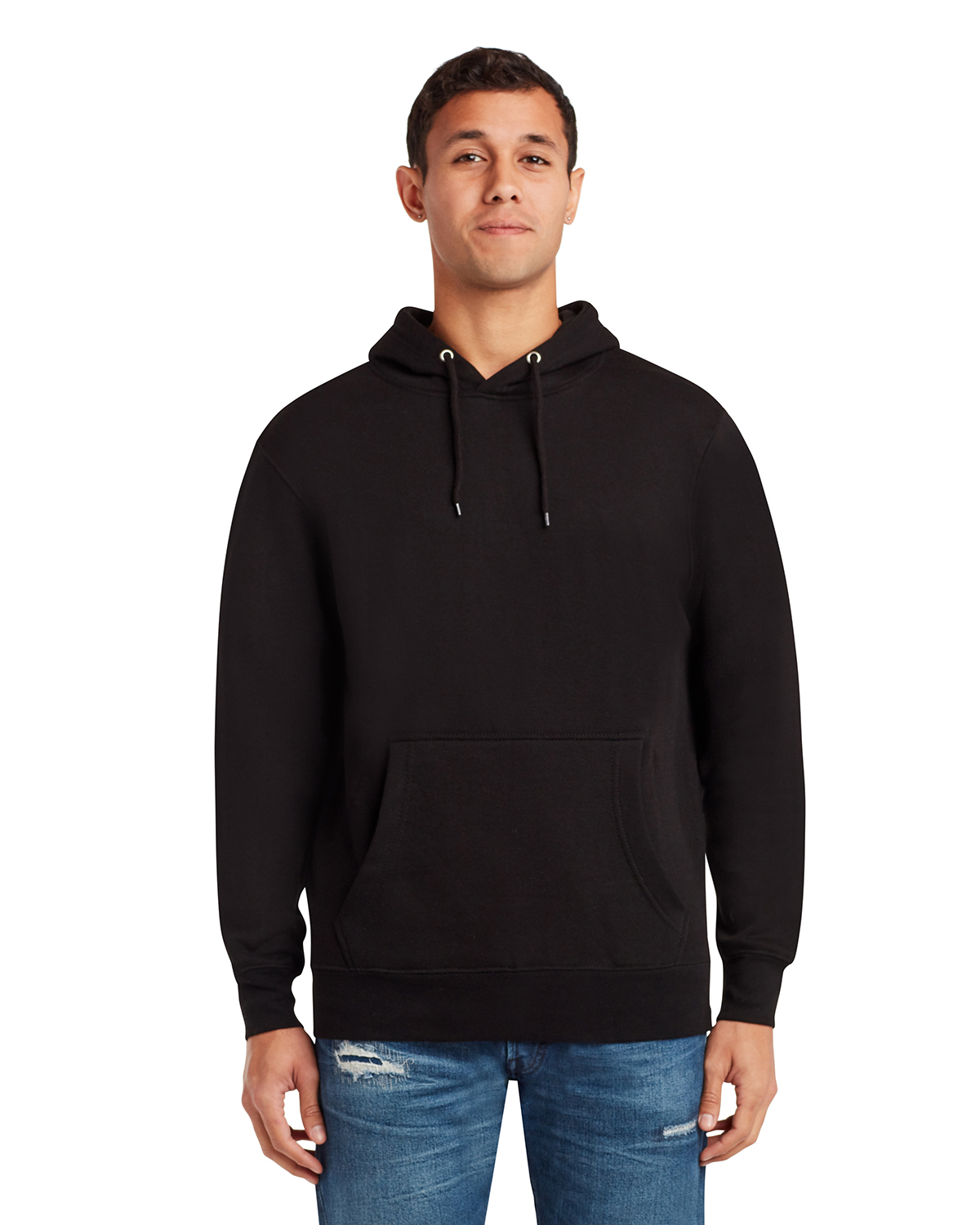 Lane Seven Unisex Premium Pullover Hoodie Ls14001 Black | Jiffy