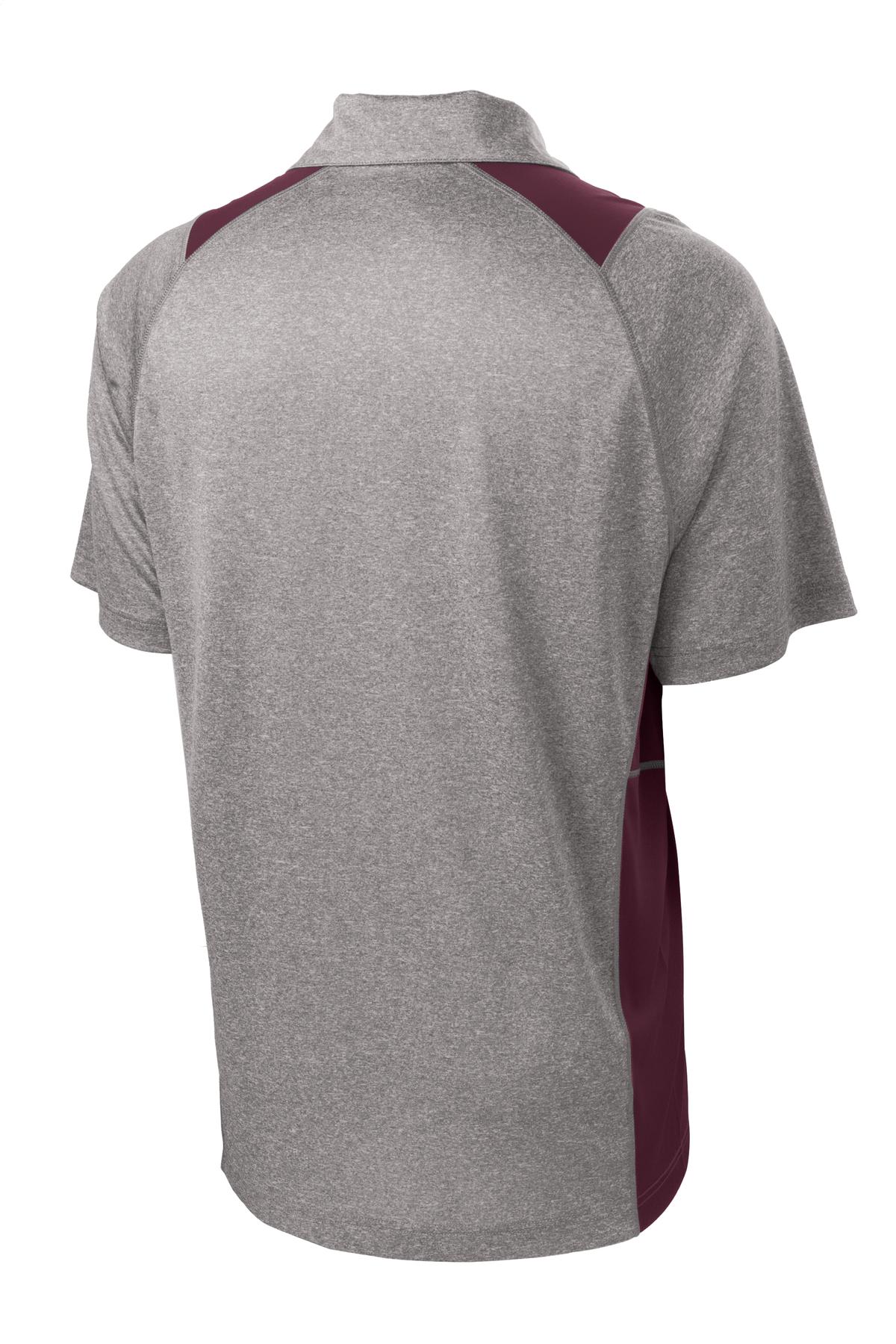 Sport-Tek ST665 Vintage Heather / Maroon