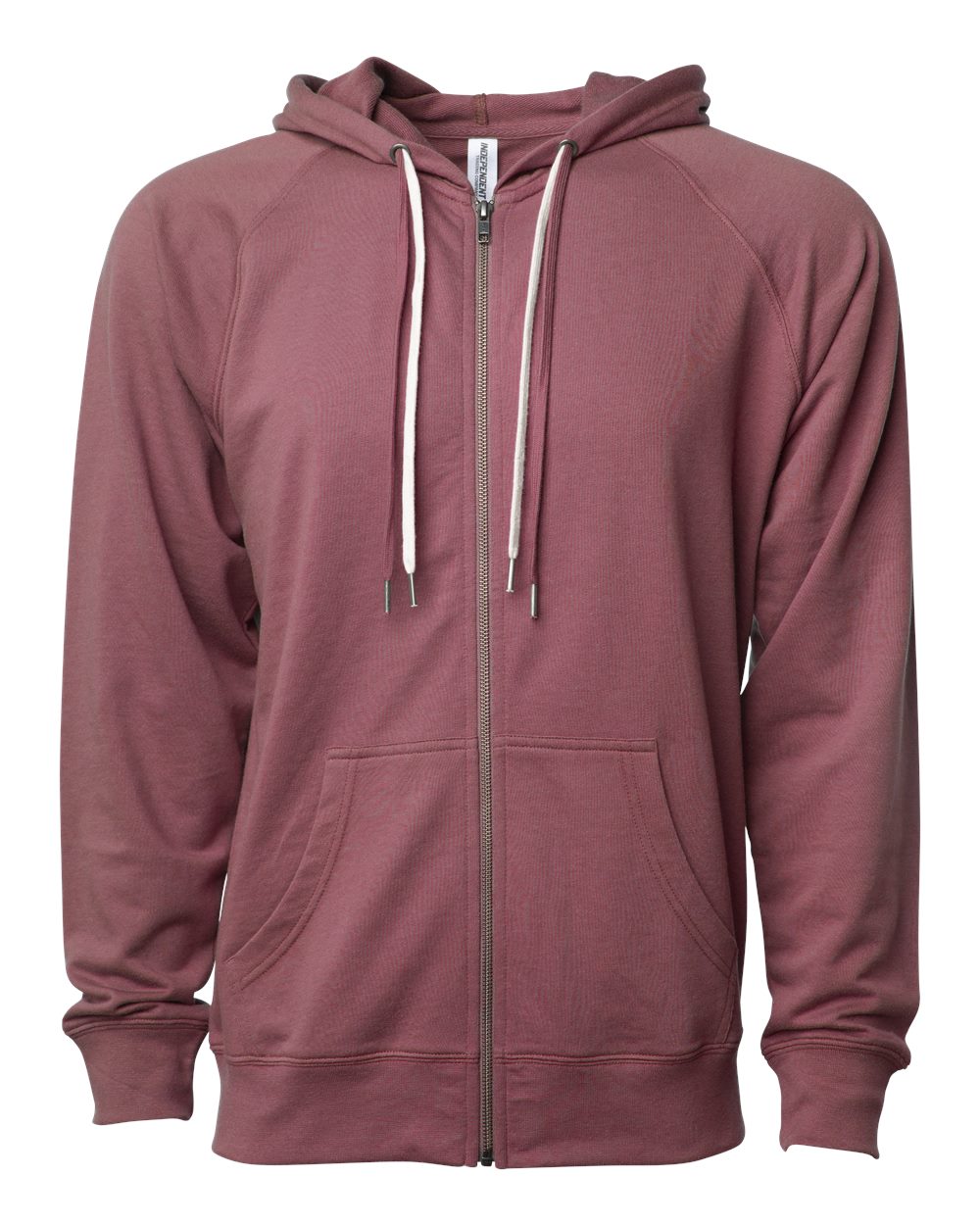 【SATIIIZ】Ripeon Punching Summer Hooded Zip-Up Independent Trading Unisex Lightweight Loopback Terry Zip
