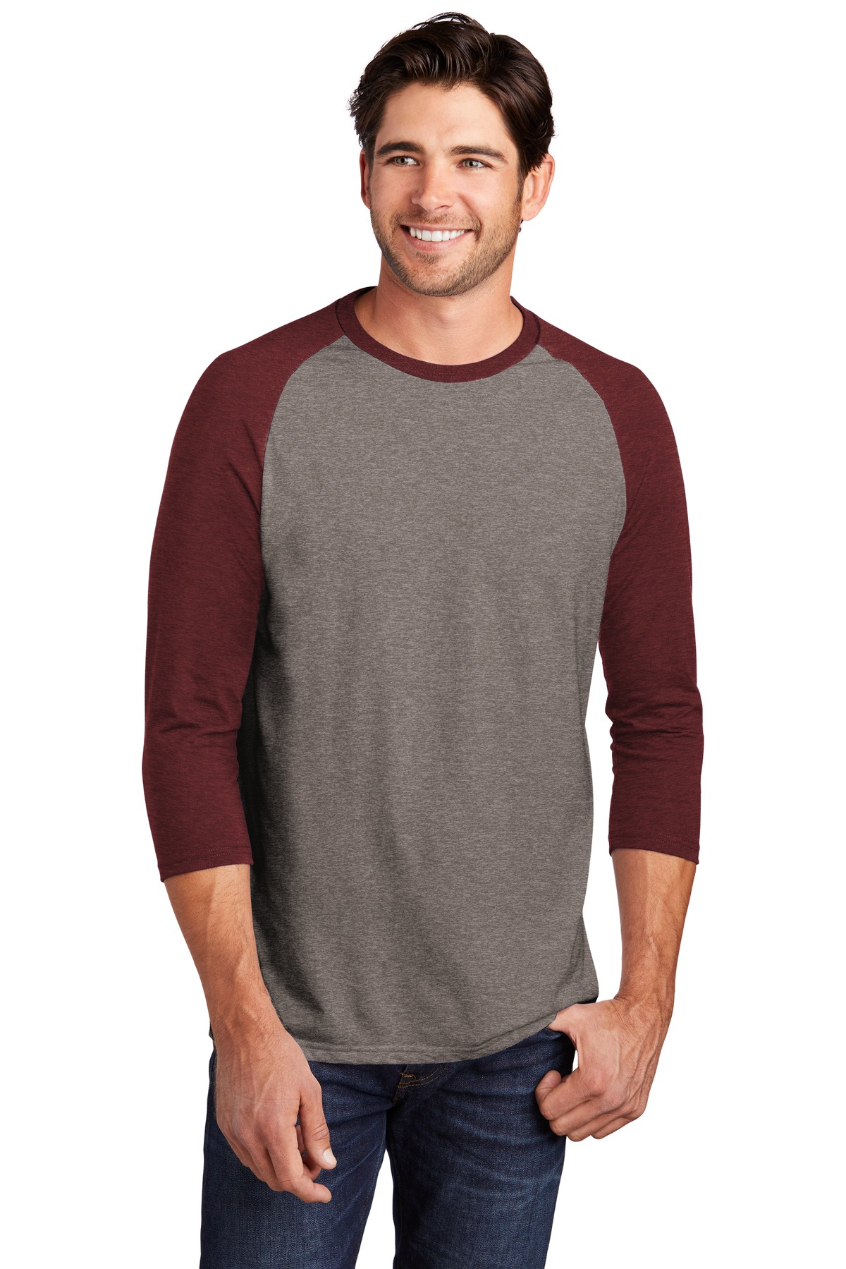 District DM136 Maroon Fr / Gray French