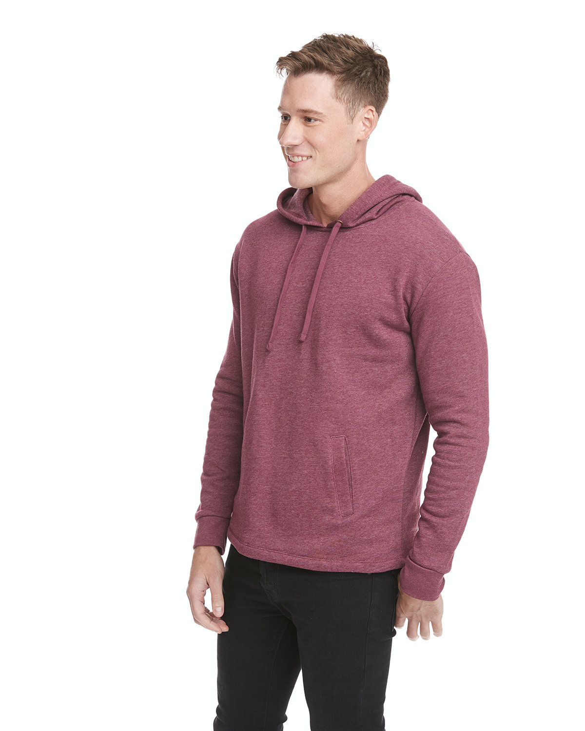 Next Level 9300 Heather Maroon