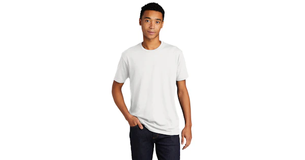 Next Level Men's Sueded Crew 6410 White | Jiffy