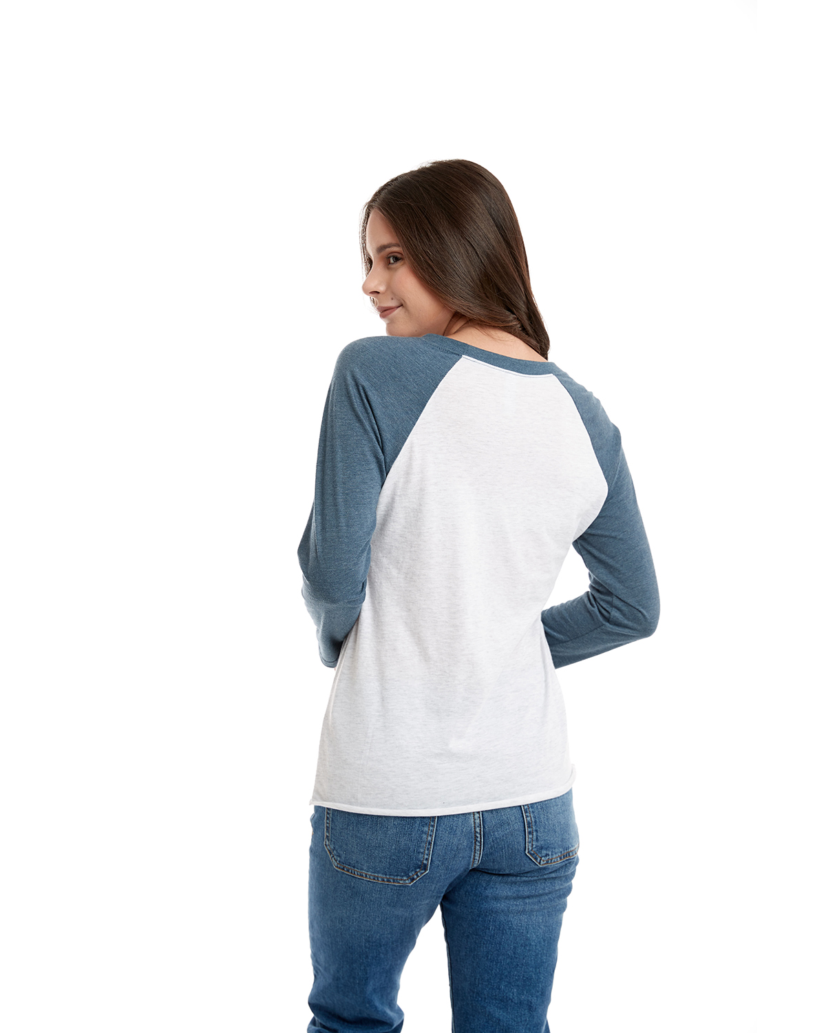 Next Level 6051 Indigo / Heather White