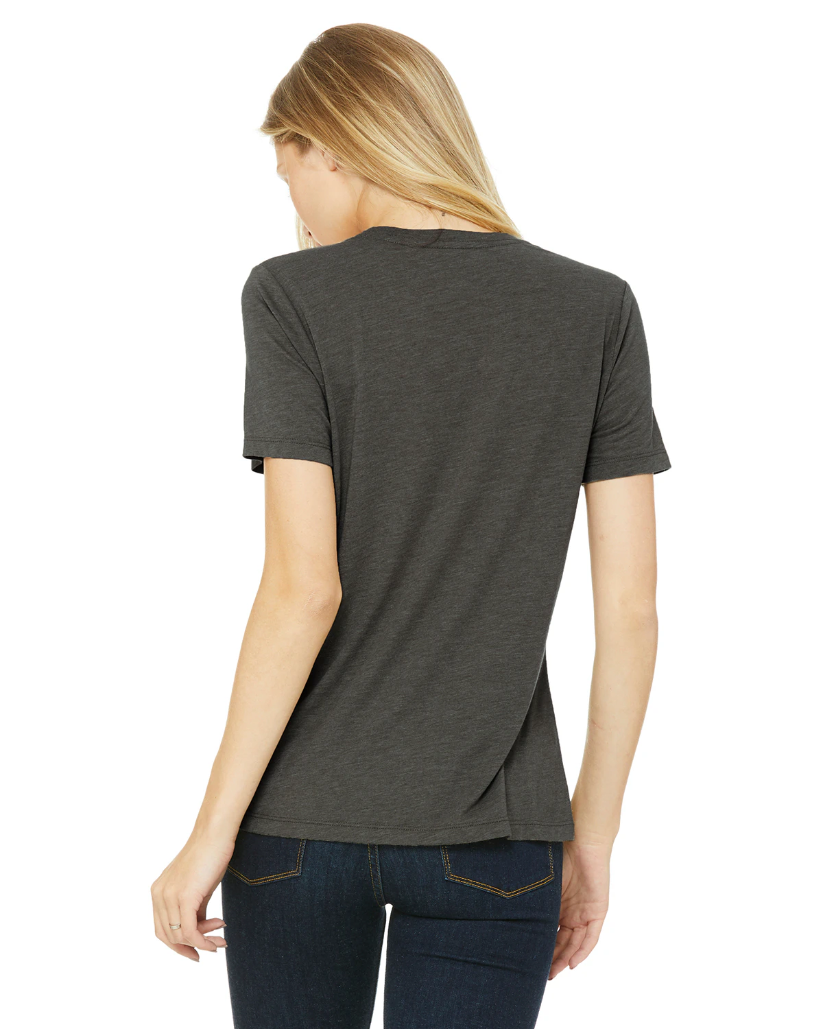 Bella Canvas Women's Relaxed Jersey Short Sleeve T Shirt B6400 Asphalt ...