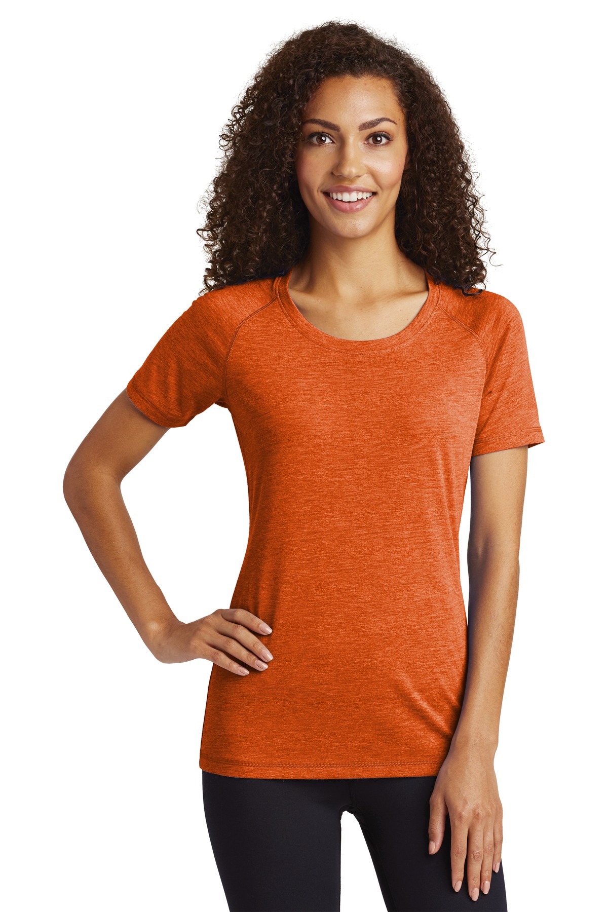 Sport-Tek LST400 Deep Orange Heather