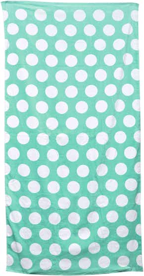 Carmel Towel Company C3060 Light Green Polka Dot