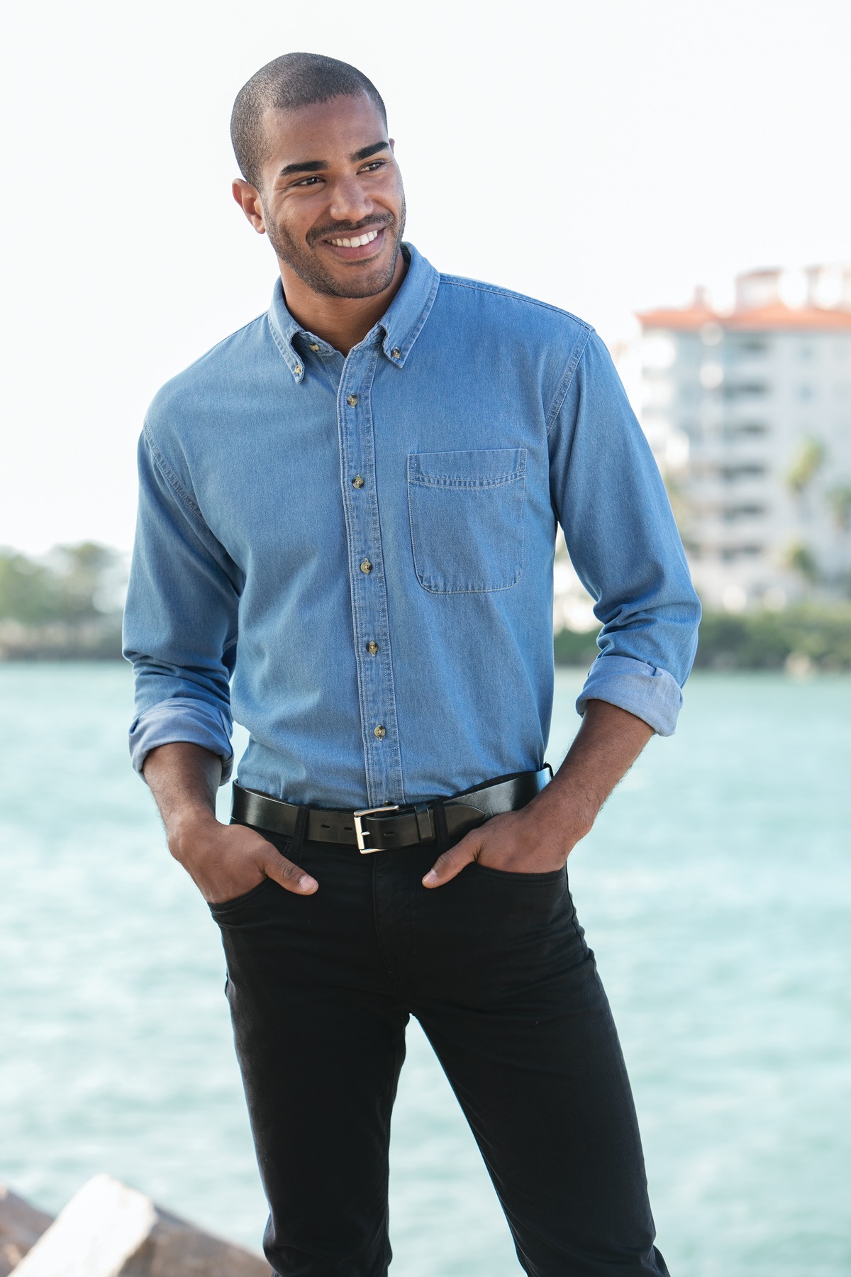 Port Authority S600J1 Faded Denim