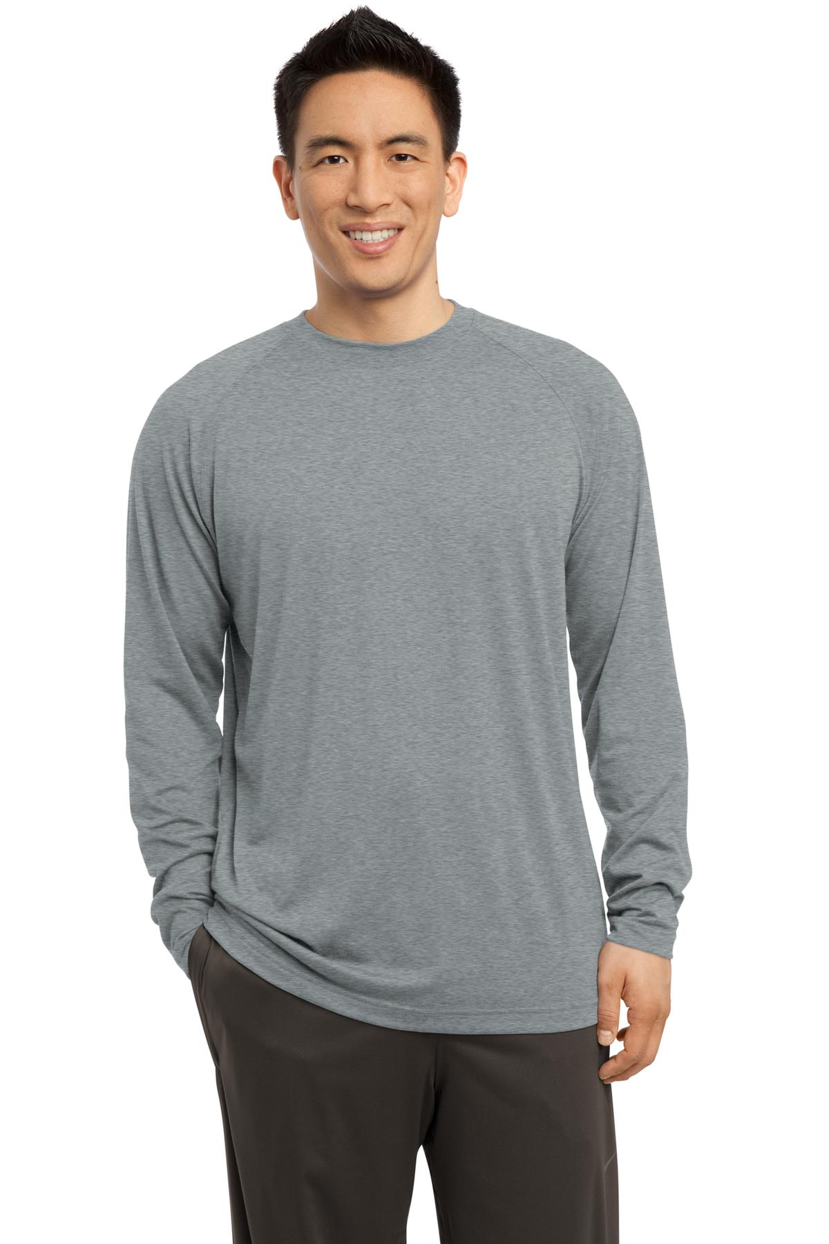 Sport-Tek ST700LS Heather Gray