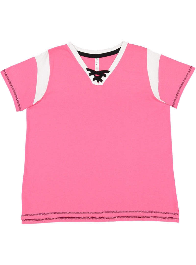 LAT 3833 Heather Pink / White / Black