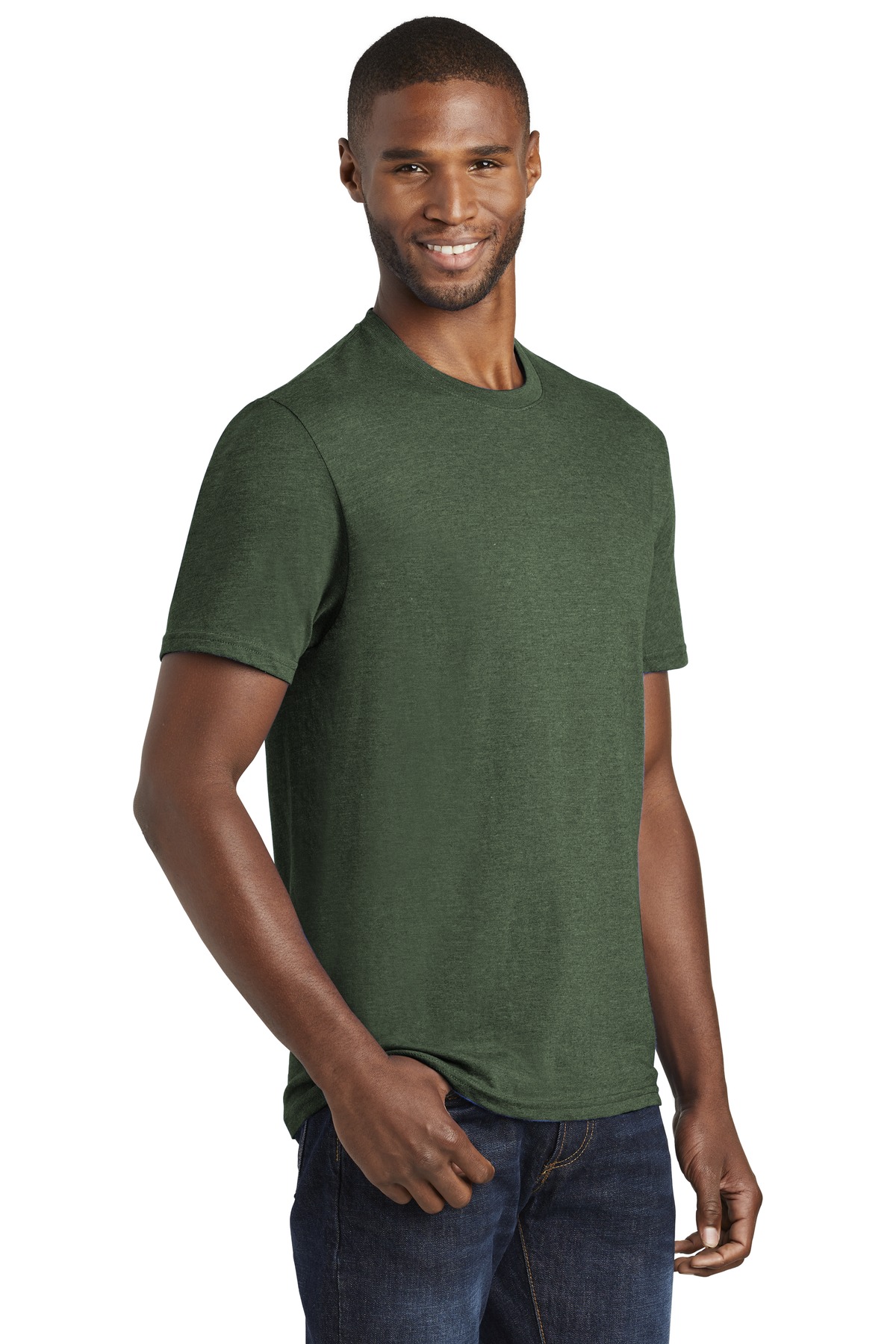 Port & Company PC455 Forest Green Heather