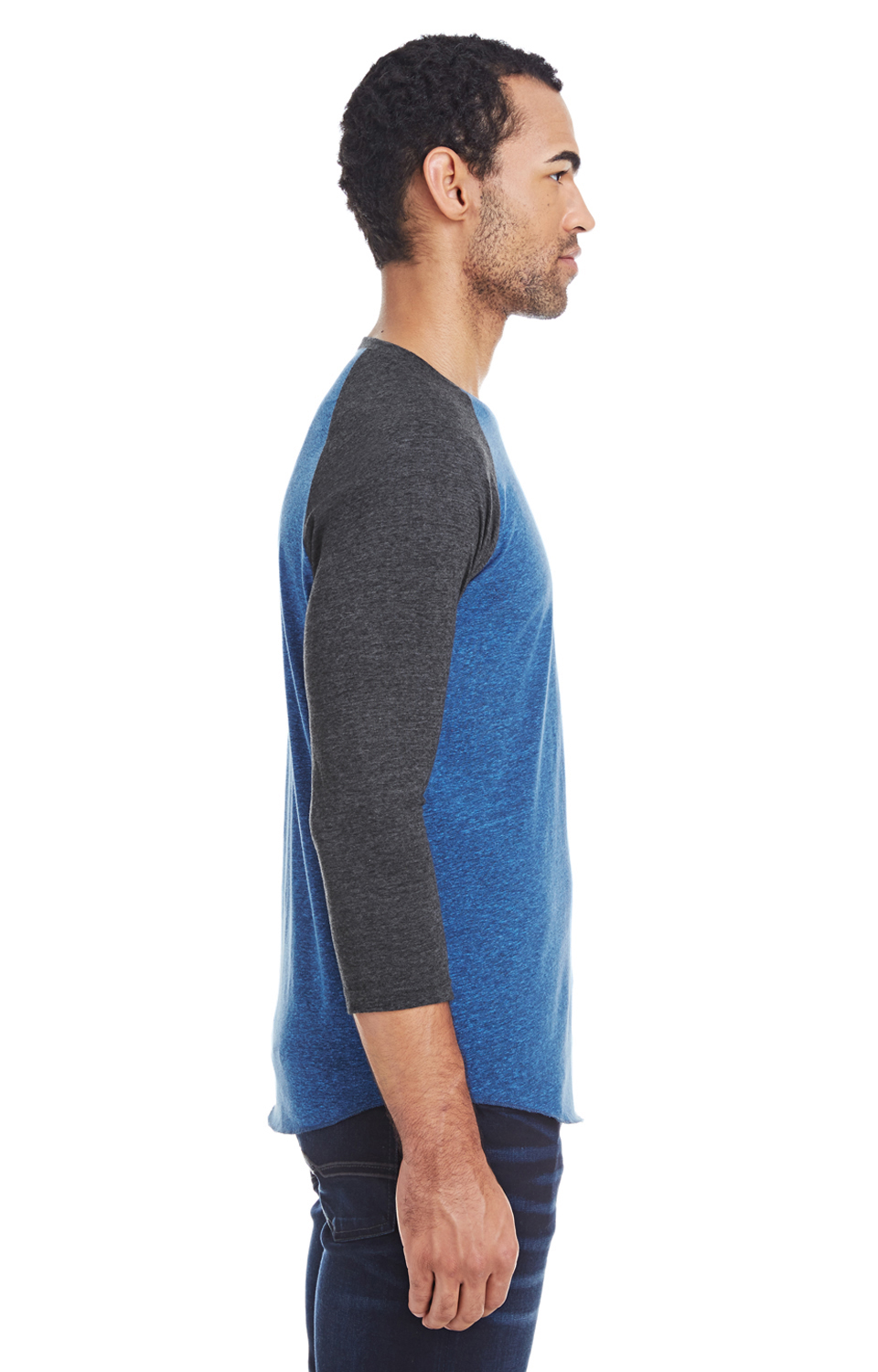Threadfast Apparel 302G Royal Black / Black Triblend