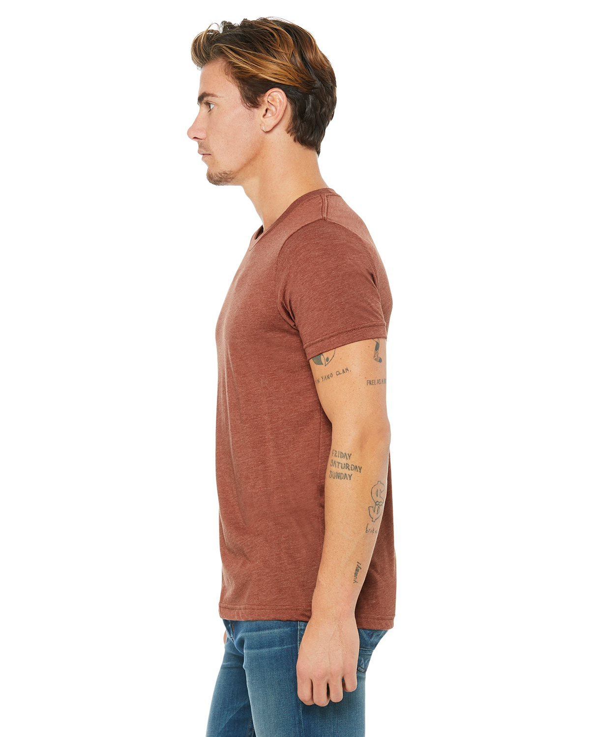 Bella + Canvas 3413C Clay Triblend