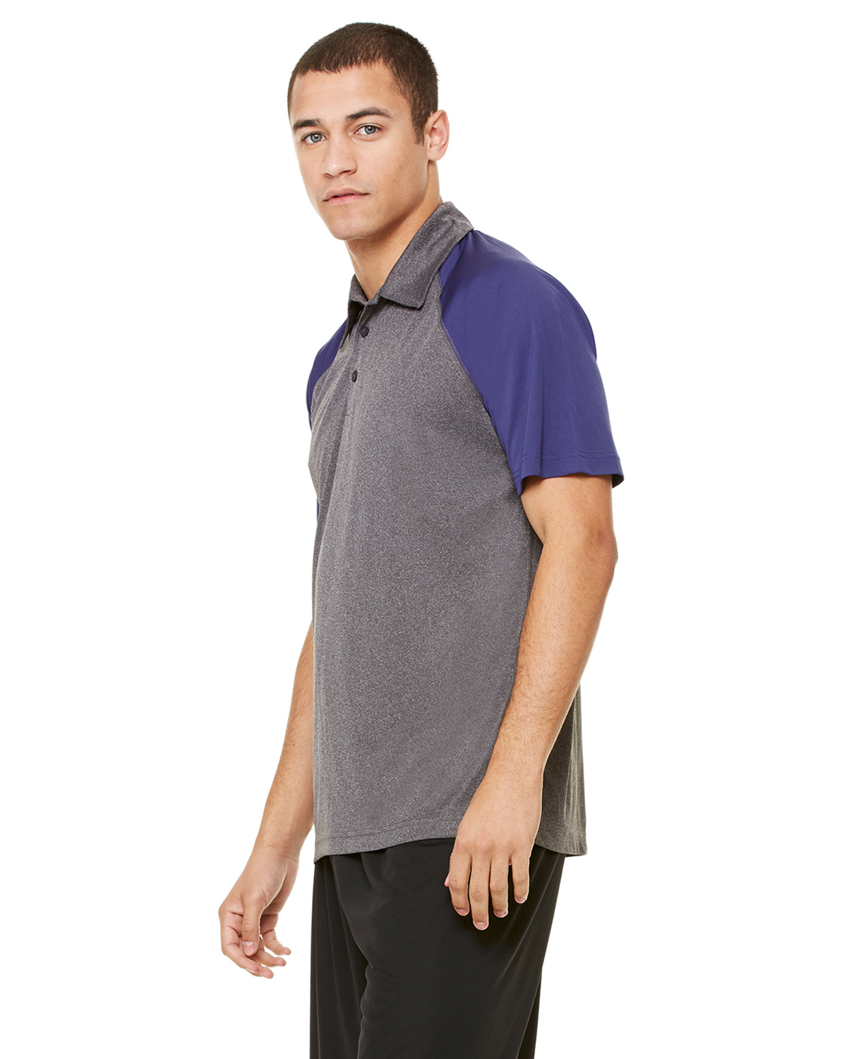 All Sport M1829 Dark Gray Heather / Sport Navy