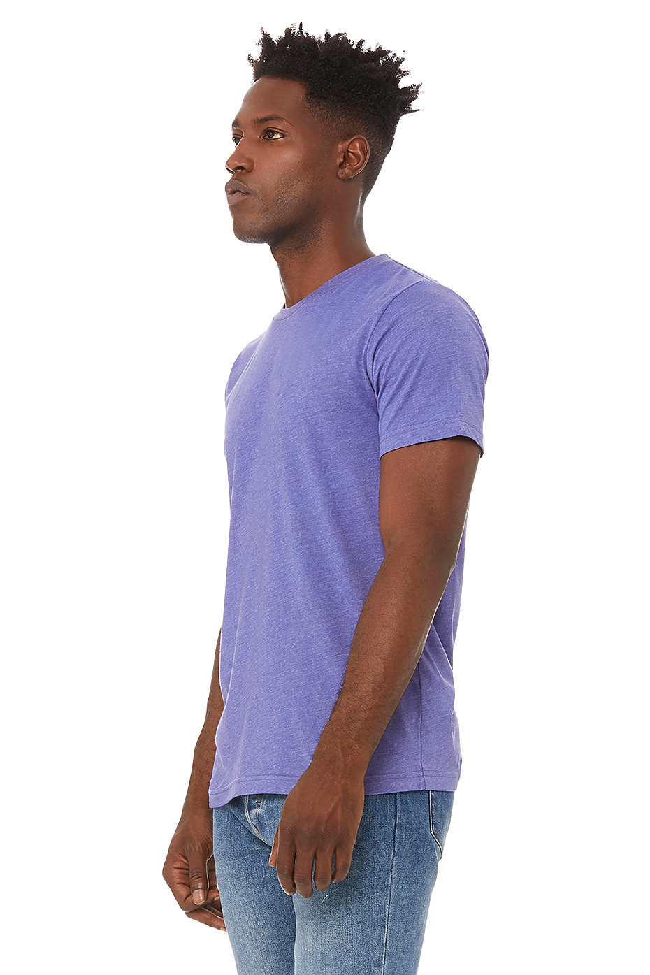 Bella + Canvas 3001CVC Heather Lapis