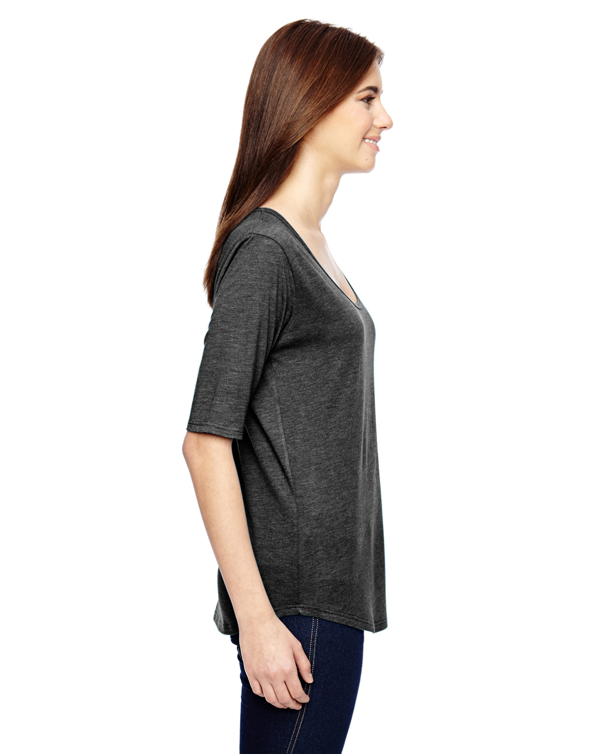 Anvil 6756L Heather Dark Gray