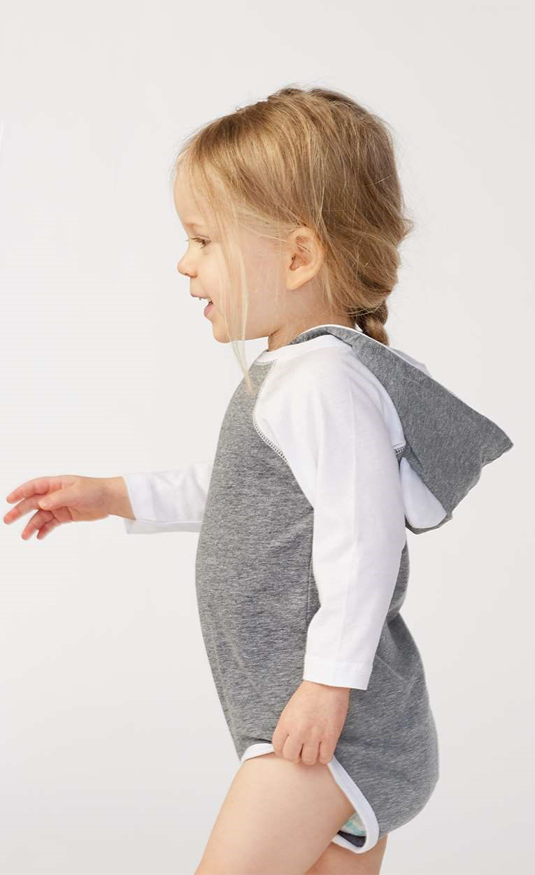 Rabbit Skins 4418RA Granite Heather / White