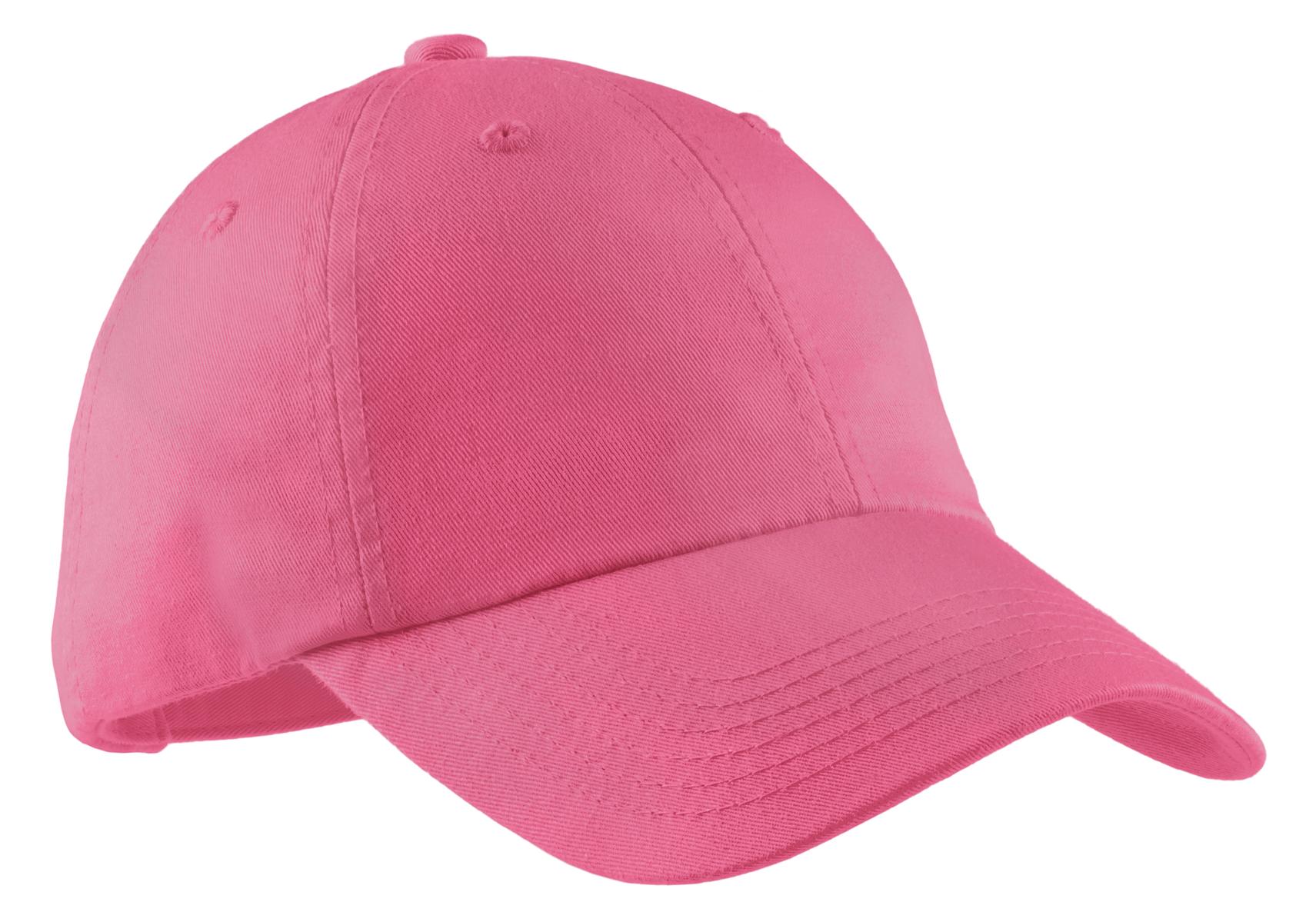 Port Authority Women's Garment Washed Cap Lpwu Bright Pink Jiffy