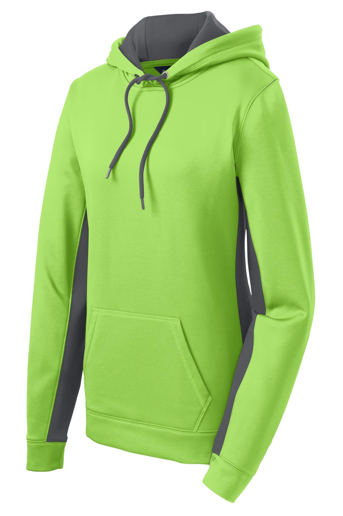 Sport-Tek LST235 Lime Shock / Smoke Gray