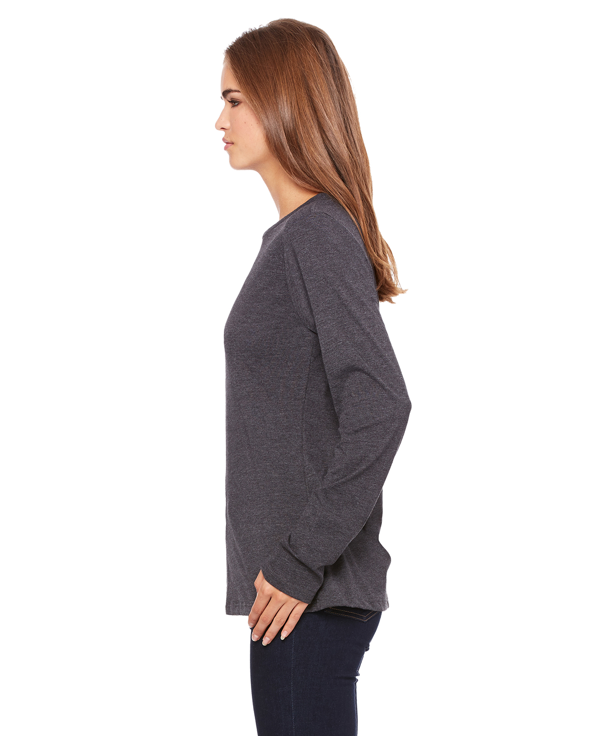 Bella + Canvas B6450 Heather Dark Gray