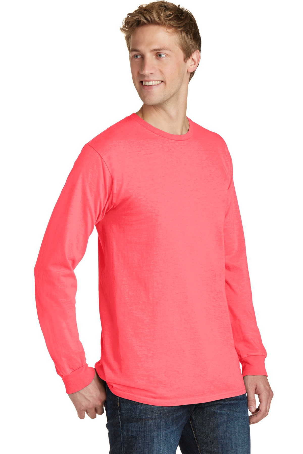 Port & Company PC099LS Neon Coral