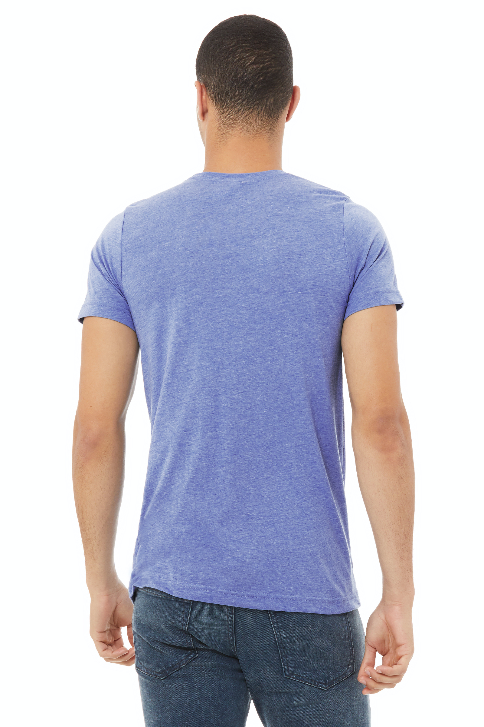 Bella + Canvas 3413C Blue Triblend