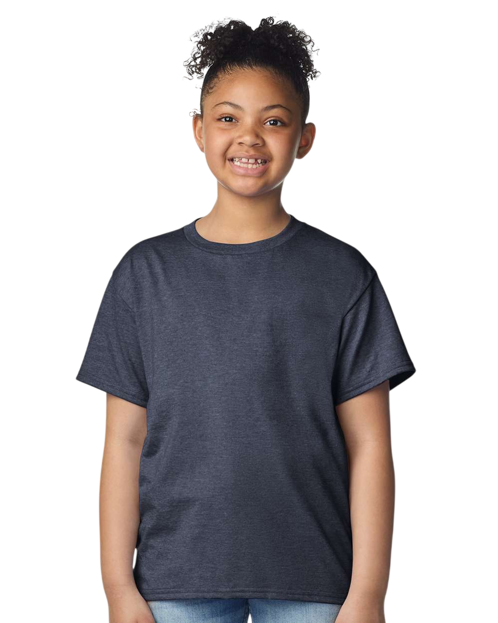 Gildan G300B Heather Navy