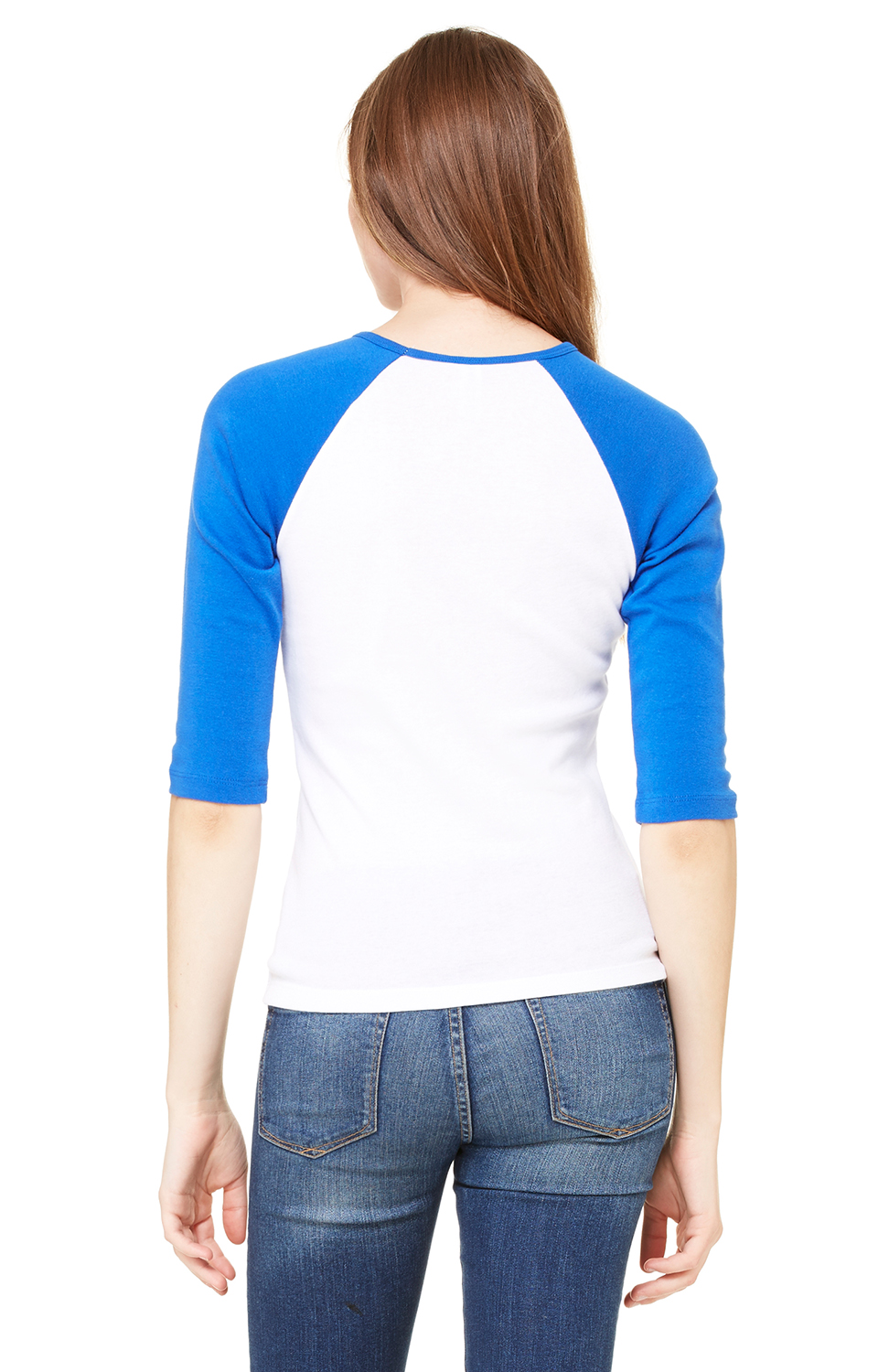 Bella + Canvas B2000 White / True Royal