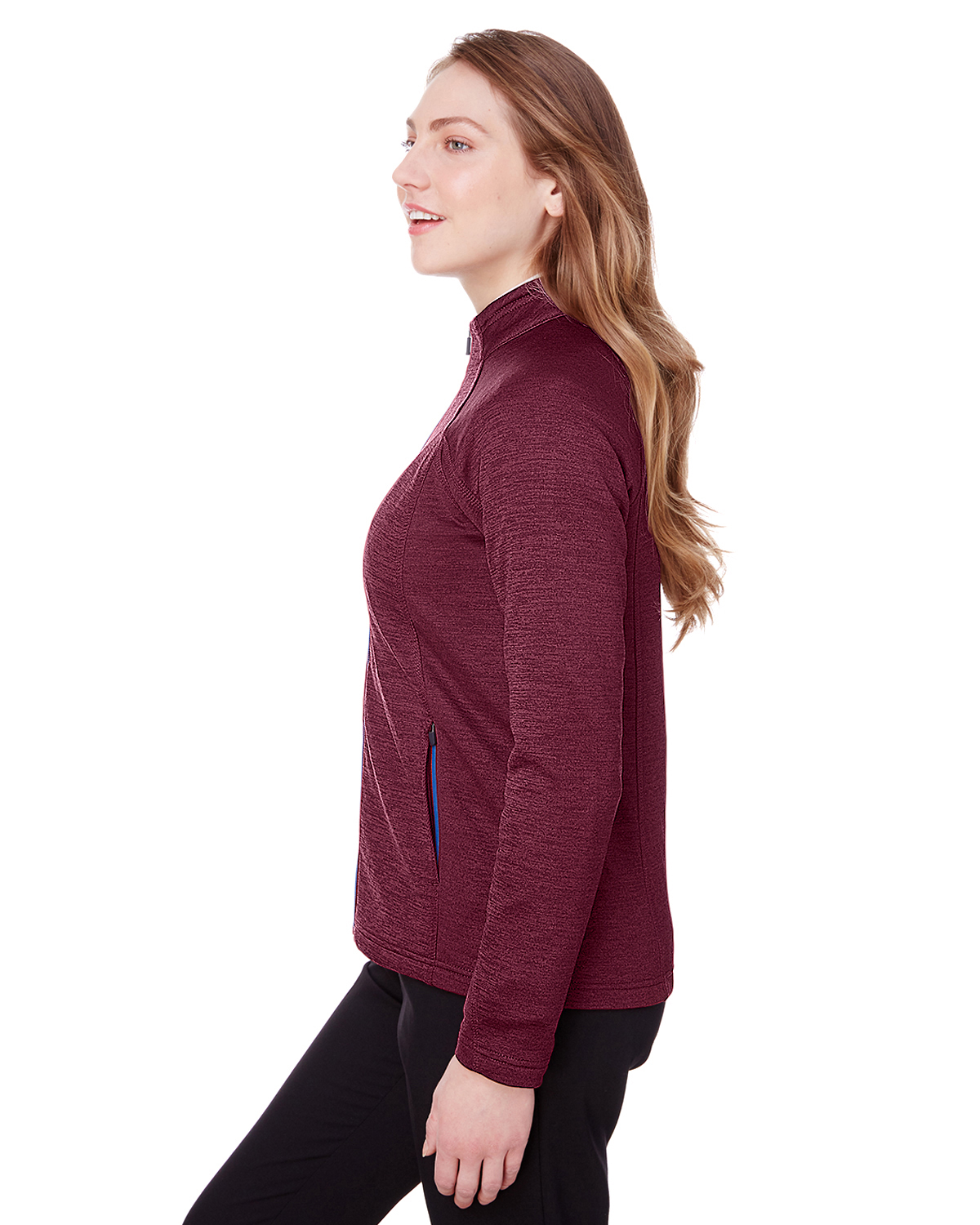 Ash City - North End NE712W Burg Heather / Oly Blue