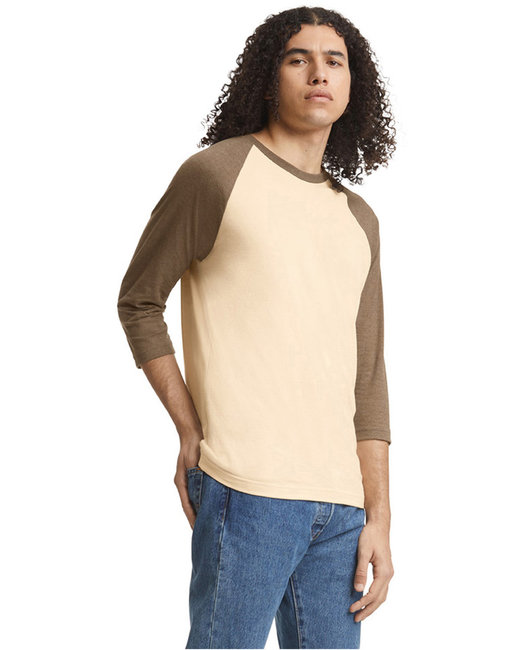 American Apparel 2003CVC Bone /Heather Army