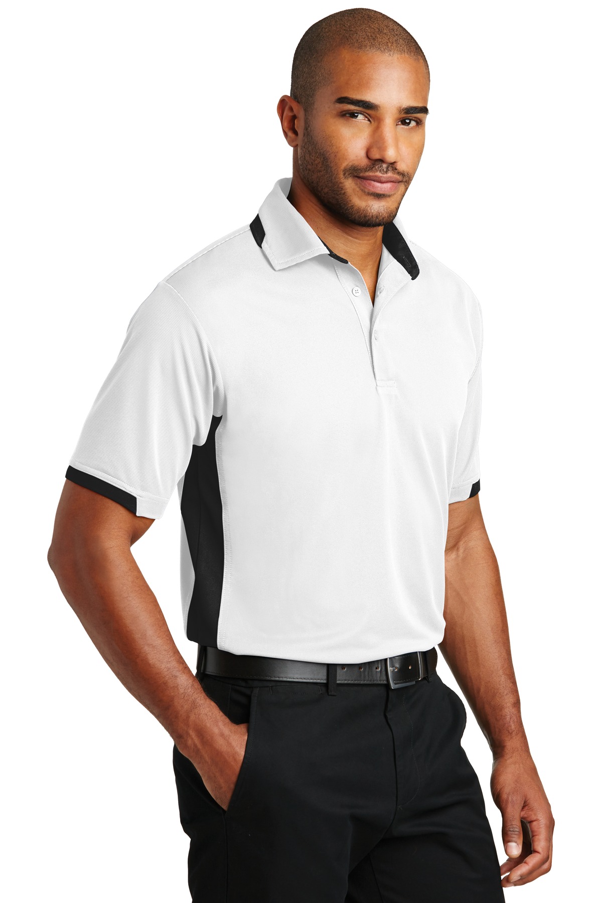 Port Authority K524 White / Black