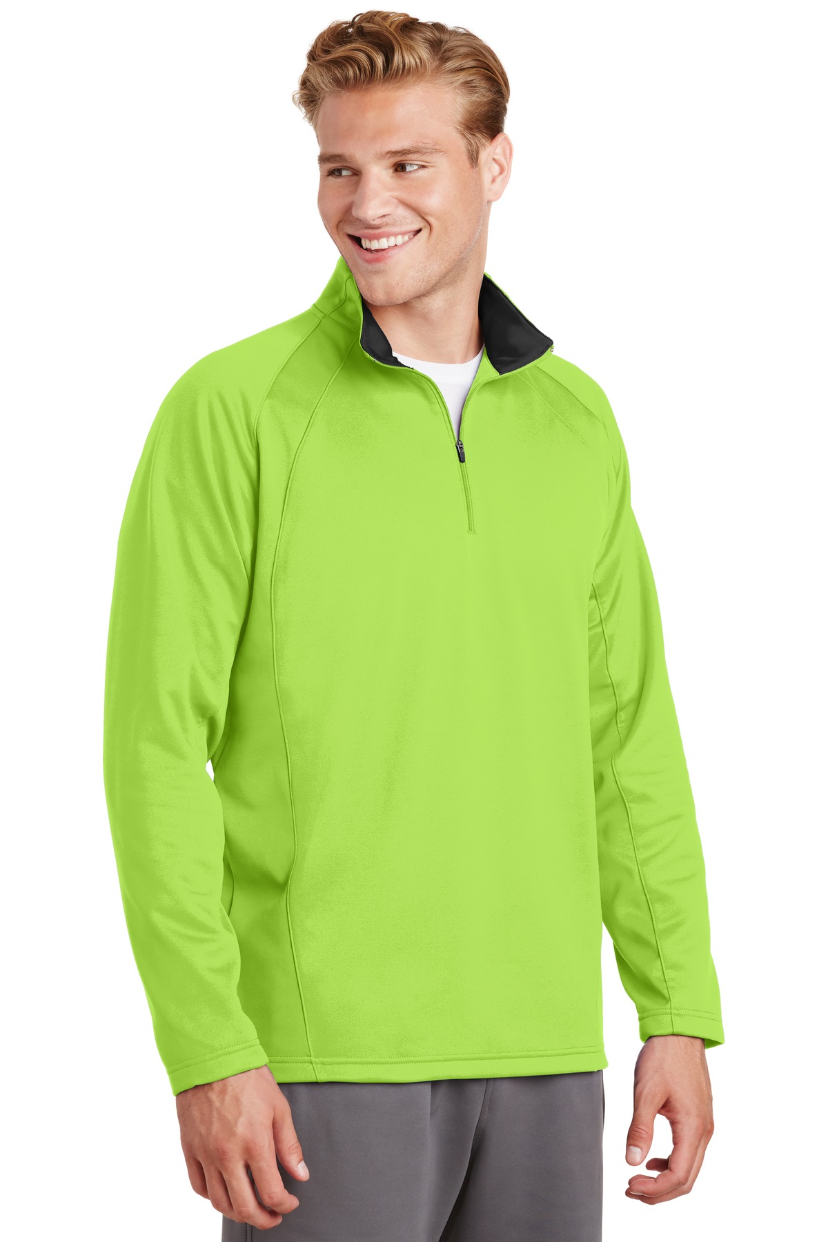 Sport-Tek F243 Lime Shock / Black