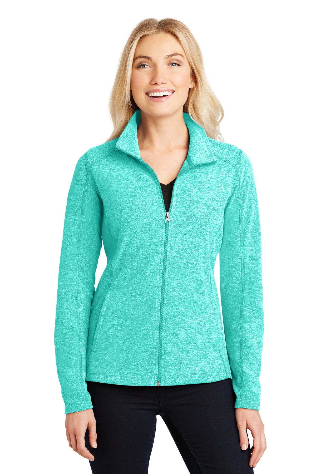 Port Authority L235 Aqua Green Heather